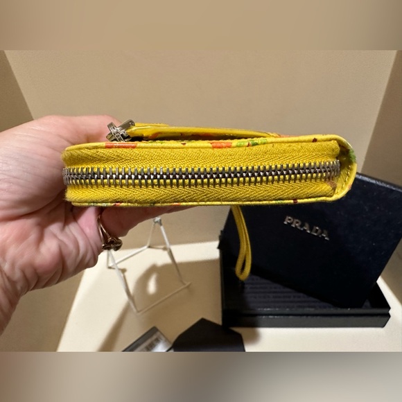 PRADA RARE PALM TREE WALLET/MINI Pochette - Picture 5 of 13